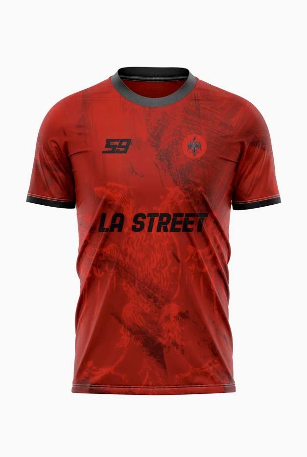 Albanian Jersey Red - “La Street"